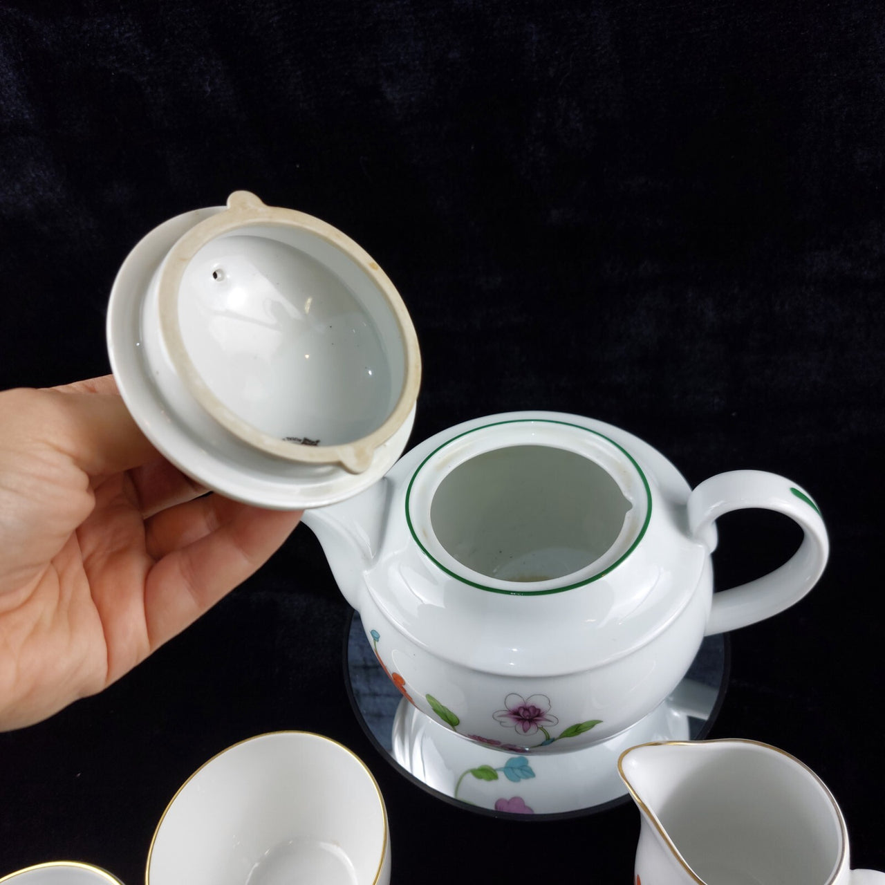 Owen To Tableware Royal Worchester Tea Set of 2, jug & Bowl  Porcelain Flameproo19