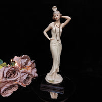 Thumbnail for Florence Armani REGINE lady Figurine 0434F Lady Flapper With Box & C luxry decor3