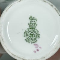 Thumbnail for Royal Doulton St Michael Bone China Flower Baskets Pair England Decor Vtg 7