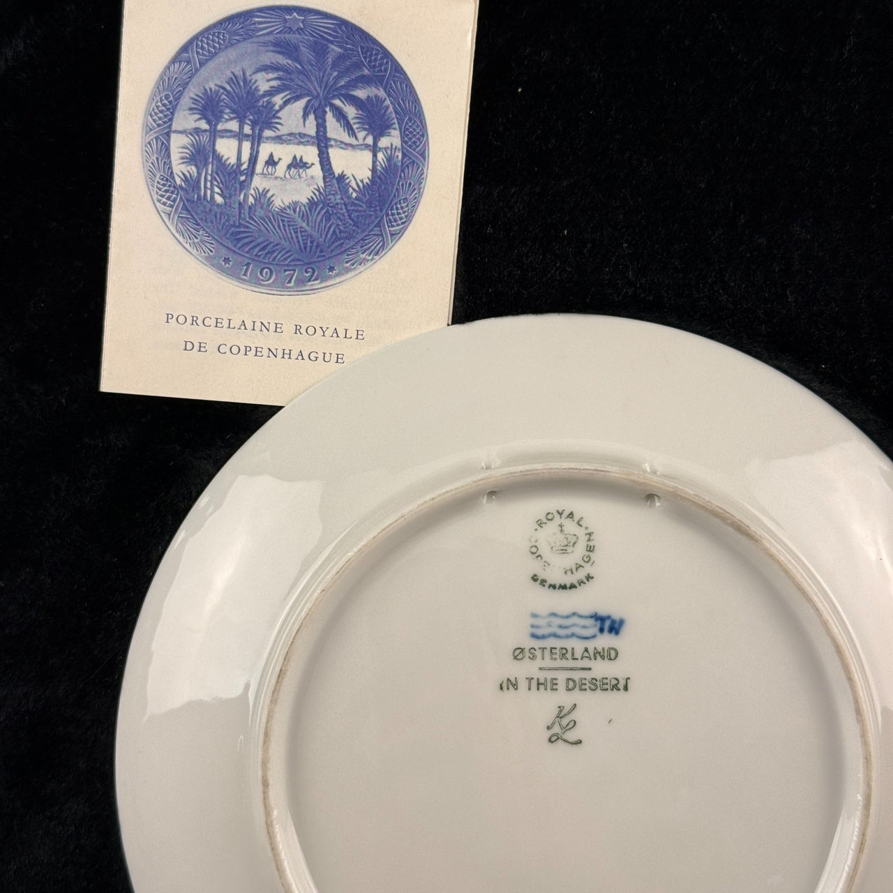 Royal Copenhagen 1972-1974 Christmas Plates Set of 3 Blue Collectibles Porcelain22