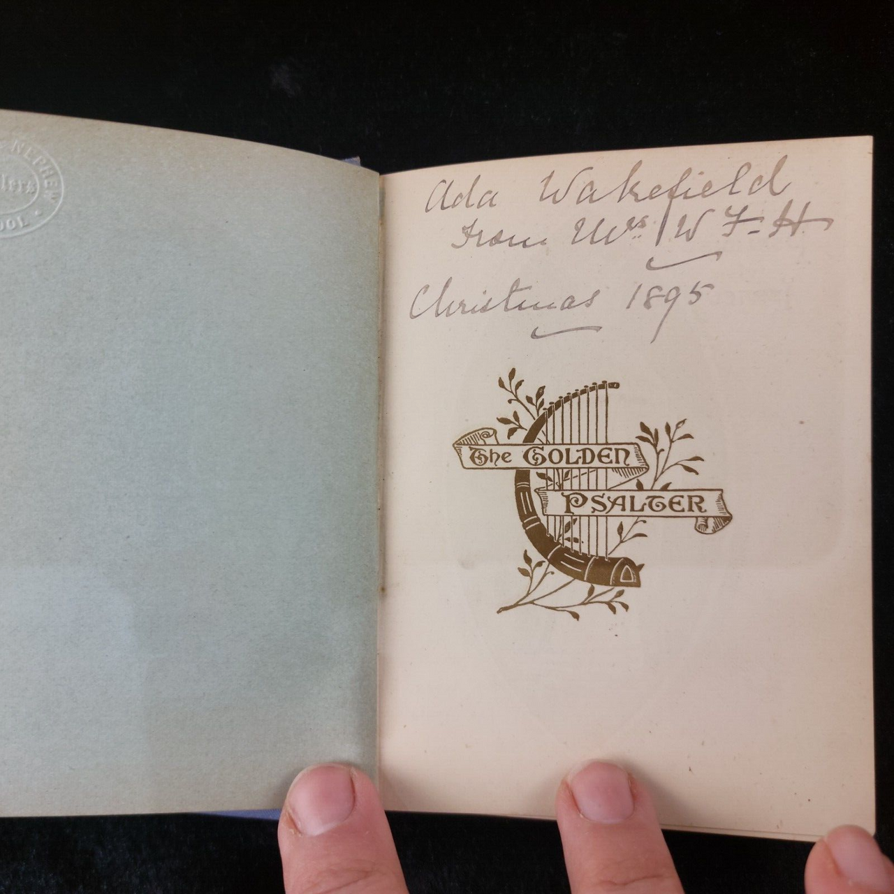 The Golden Psalter 1889 Edition by Marcus Ward & Co Antique Decorative Book7