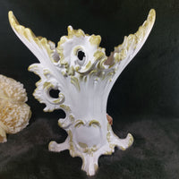 Thumbnail for Francesco Capodimonte Italian Porcelain Italy Vase – Rococo Bird & Floral Design9