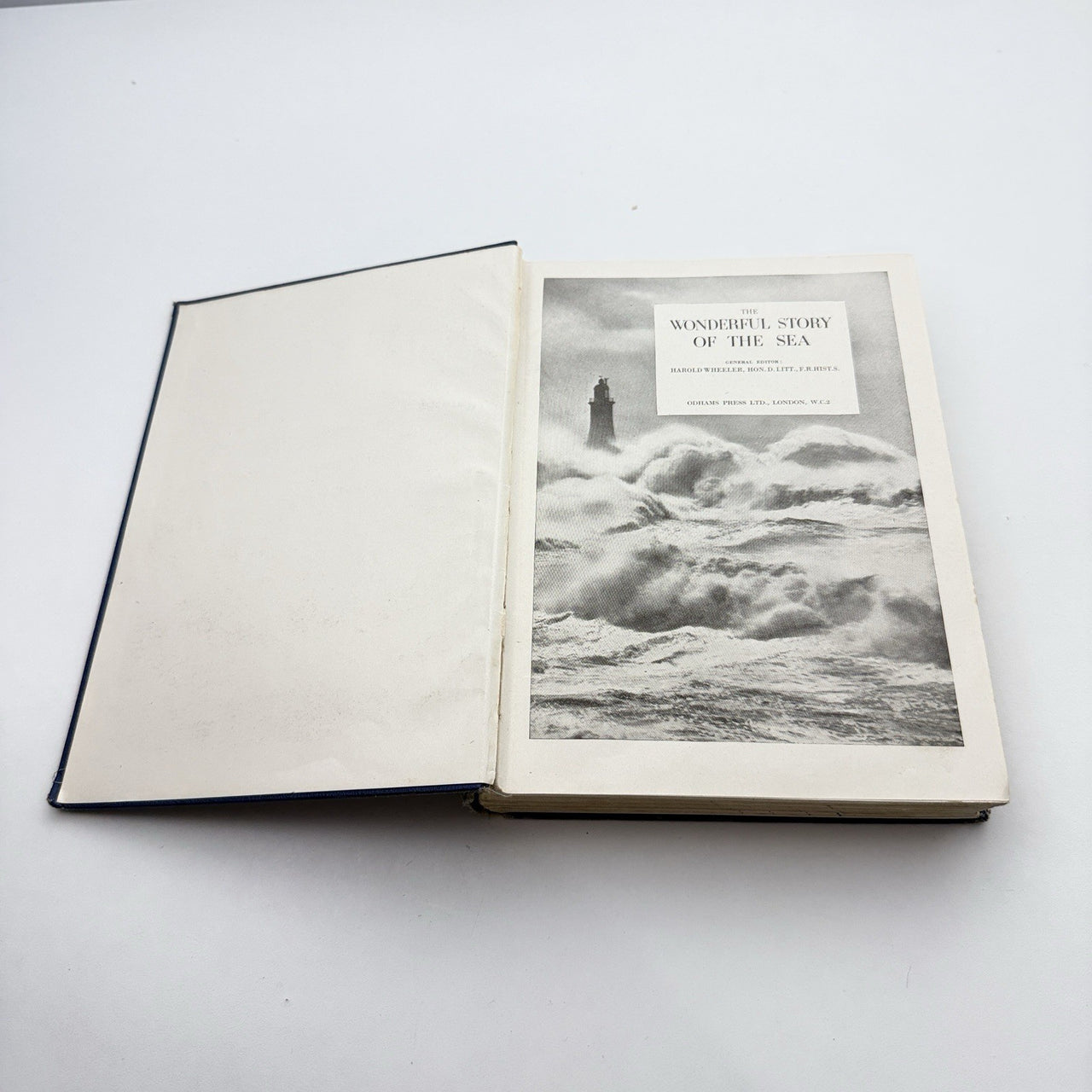 The Wonderful Story of the Sea Illustrated Maritime History Book Collins Press1