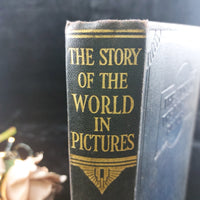 Thumbnail for 1934 The Story of the World in Pictures Edition Hardback Harley decor vtg book.2