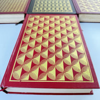 Thumbnail for Reader’s Digest Condensed 1980s Books Set x7 Red Leatherette Bookshelf Deco5
