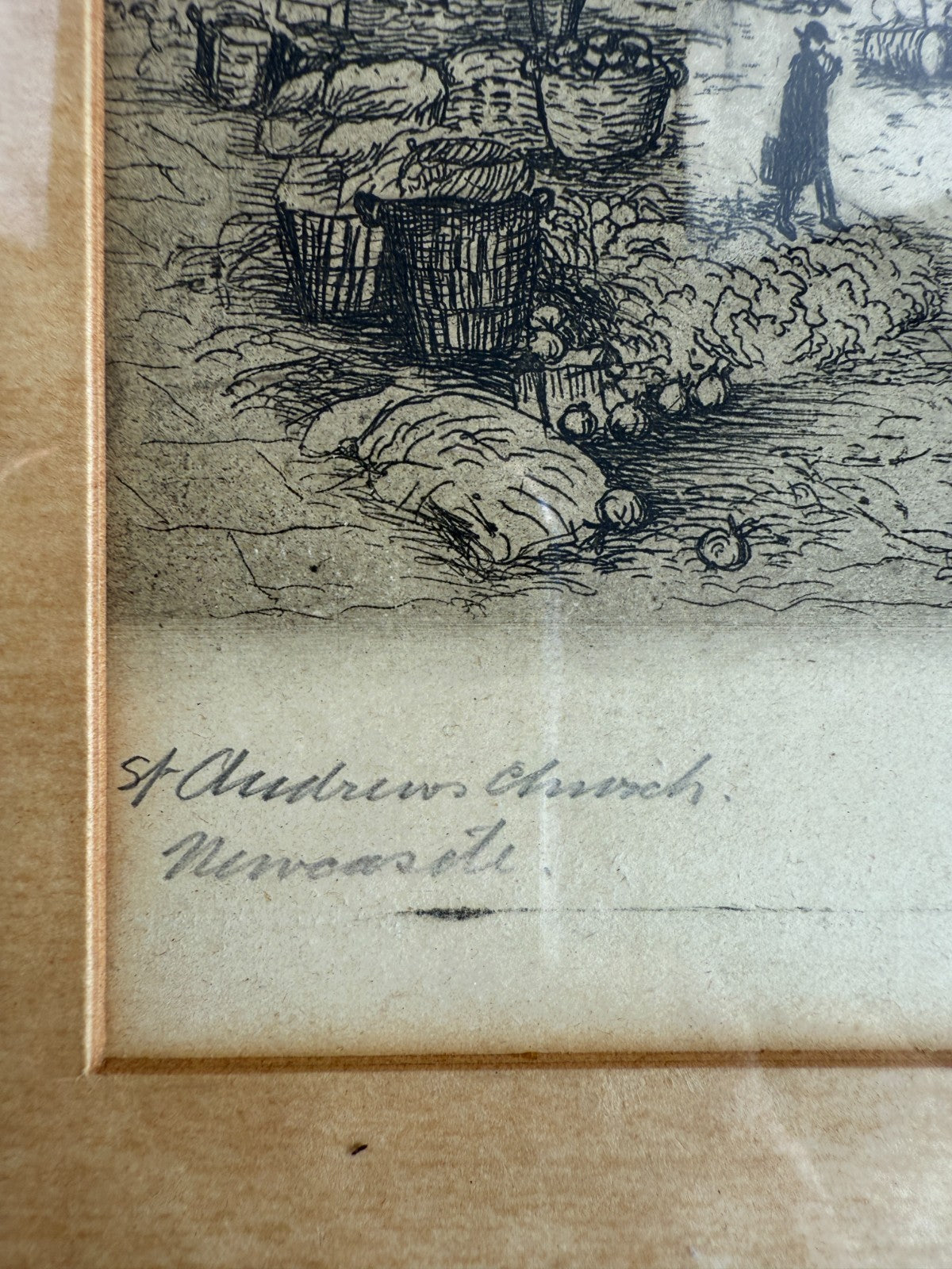 Antique Authentic Signed Etchings - A British Cathedral and St. Andrew's Church9