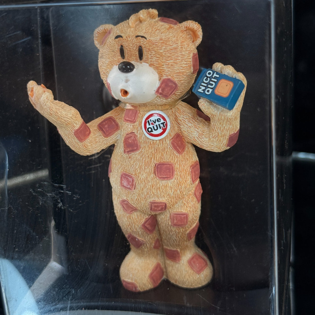 Bad Taste Bears Patch Figurine Smoking Quit Theme 2005 see the box Funny Gift5