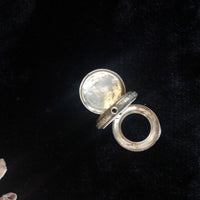 Thumbnail for 1800's antique Continental Silver Ladyâs Fob Watch Enamel Dial Ornate needs re3