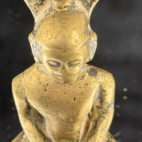 Thumbnail for Jain Bronze Statue – Naga Parshvanatha Jain Tirthankara 3” Serpent Hood Idol9