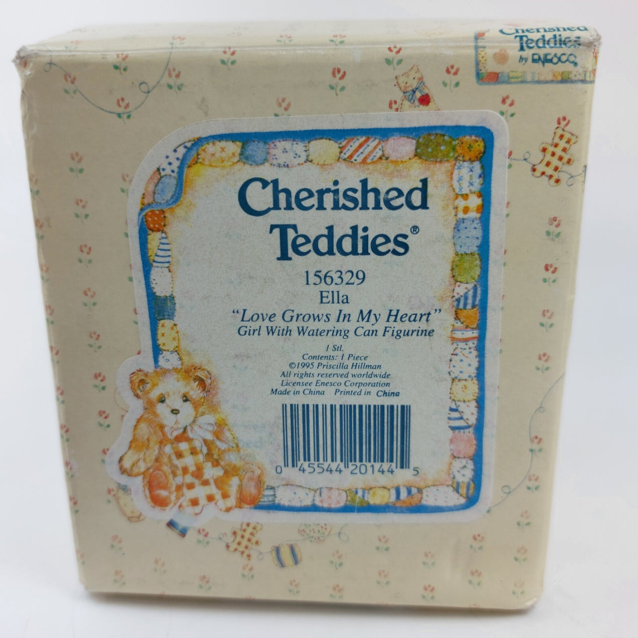 Cherished Teddies Ella Love Grows 156329 Watering Can Bear Boxed 1995 kids decor21