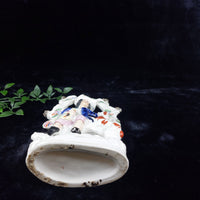 Thumbnail for Rare Victorian Staffordshire Gentleman with Rooster antique Figurine (1840-1860)11