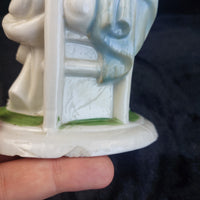 Thumbnail for Vintage Lady Porcelain And Girl Figurine Hand Painted Lace Detail see the pics.10
