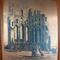 Thumbnail for Tynemouth Priory 1874 Copper Engraving Art Framed 9.75