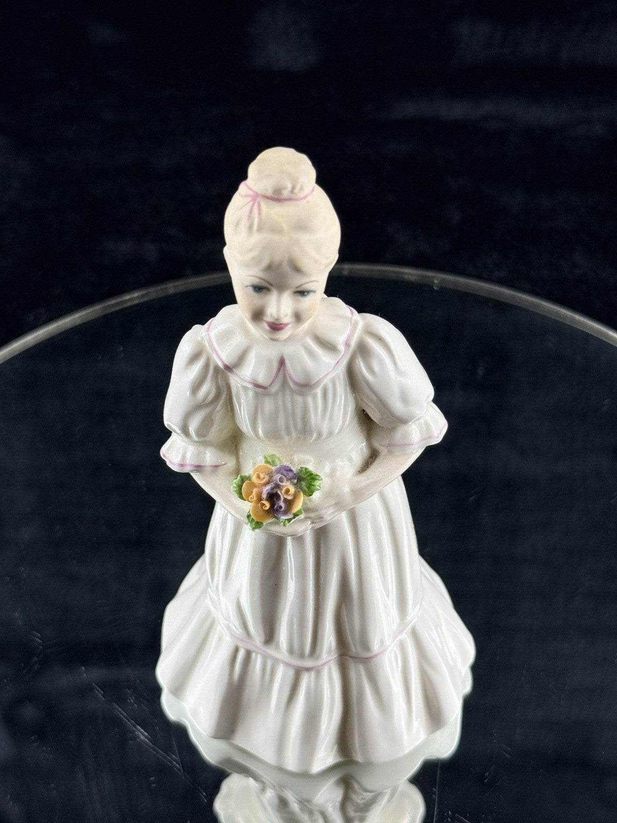Coalport The Bridesmaid Bone China Figurine Hand Decorated England 6in5