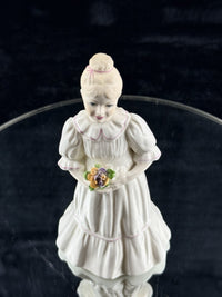 Thumbnail for Coalport The Bridesmaid Bone China Figurine Hand Decorated England 6in5