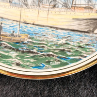 Thumbnail for Edwardian China Bone Tall Ships Plate Set – France II & Herzogin Cecilie – P.A.7