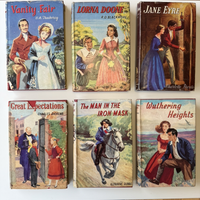 Thumbnail for Vintage Classics Regent Book Set of 6 Little Women Treasure Island A Tale of Two16