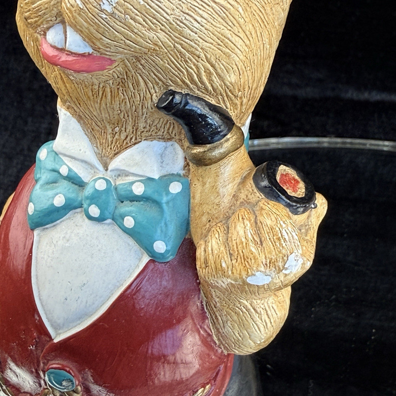 Rare Vintage Pepinware HandPainted Rabbit Figurines Mr. & Mrs. Flopsy Wallasey2