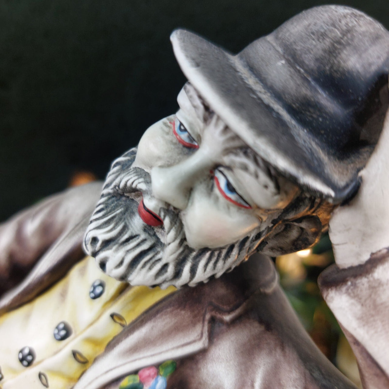 AR.CE.MI Bisquit Porcelain Figurine Shoeshine Boy Bench thumb broken see pics9