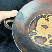 Thumbnail for Ancient Greek Style Pottery Kylix Cup - Red-Figure 