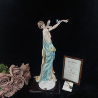 Thumbnail for Florence Armani lady figurine Wings of Beauty Box & COA Limited Edition lux deco4