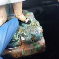 Thumbnail for Wittmann & Roth Of London Figure 1900s Of A Fisherman And Children&wife repaired14