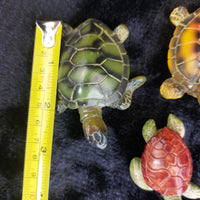 Thumbnail for Turtle Figurine Lot Collection 6 Good Resin Wood ceramic Carved Mallorca bundle11