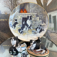 Thumbnail for Border Arts Fine Collie Collection Jock's Pride Plate & Two Figurines,box Resin.11