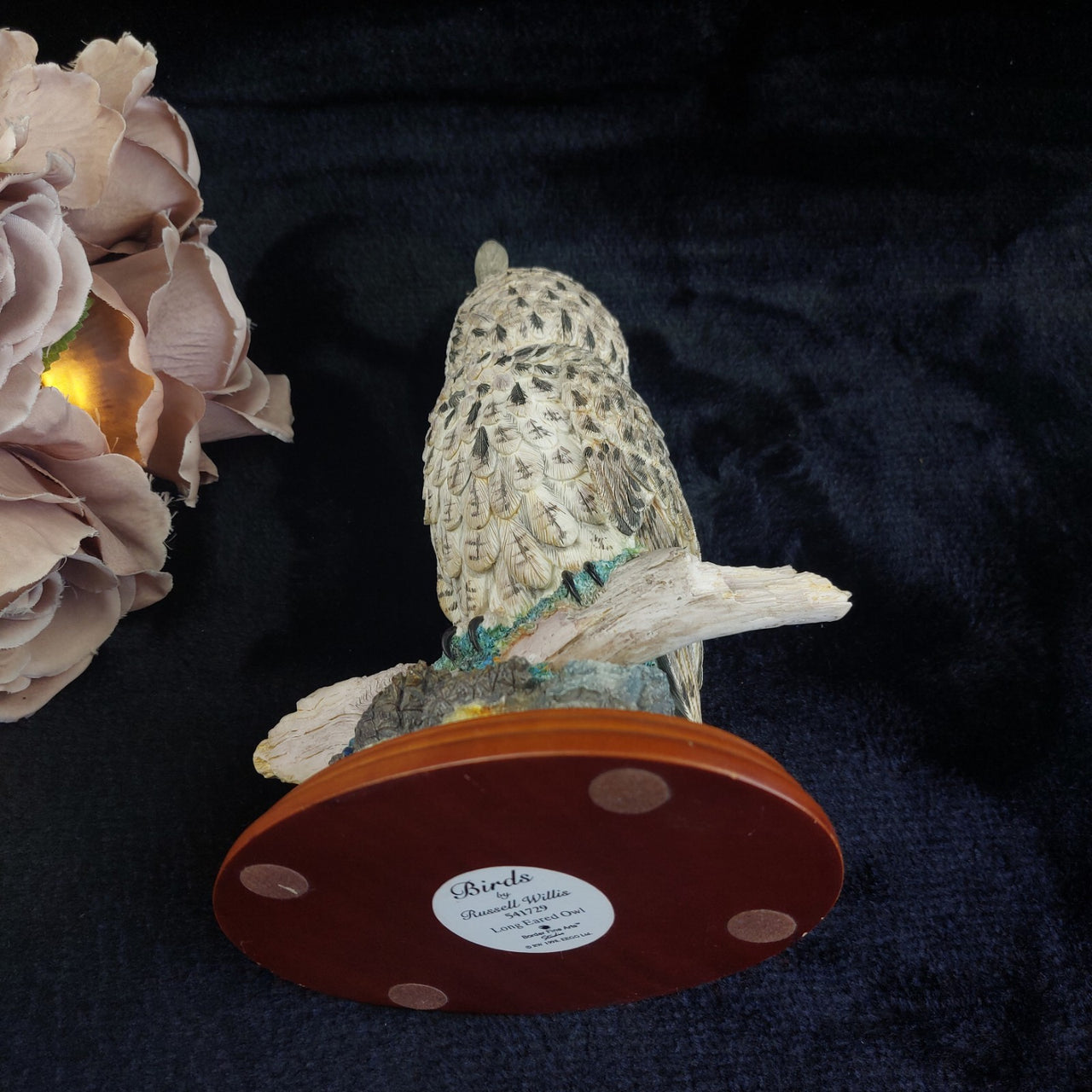 Border Fine Arts 1998 Long Eared Owl Russell Willis 541729  BFA Birds Figurine14