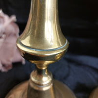 Thumbnail for Elegant Design Antique Solid Brass Pair 9.5" Tapered Candlestick Holders 6