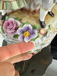 Thumbnail for Antique Hand-Painted Royal KPM Bavaria Porcelain Lamp Table see the pictures dec18
