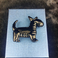 Thumbnail for Handmade Glossy Glass Black Dog Figurine Puppy Animal Art Good w/ Box 2