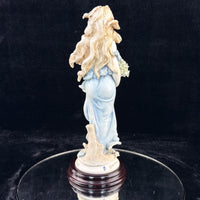 Thumbnail for Giuseppe Armani Spring Florence Lady Flowers Figurine 0181C Italy HomeDecor 199210
