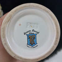 Thumbnail for Crown Ducal Ware Petit Rêverie Vase English 1950s Hand-Painted decor Earthenware8