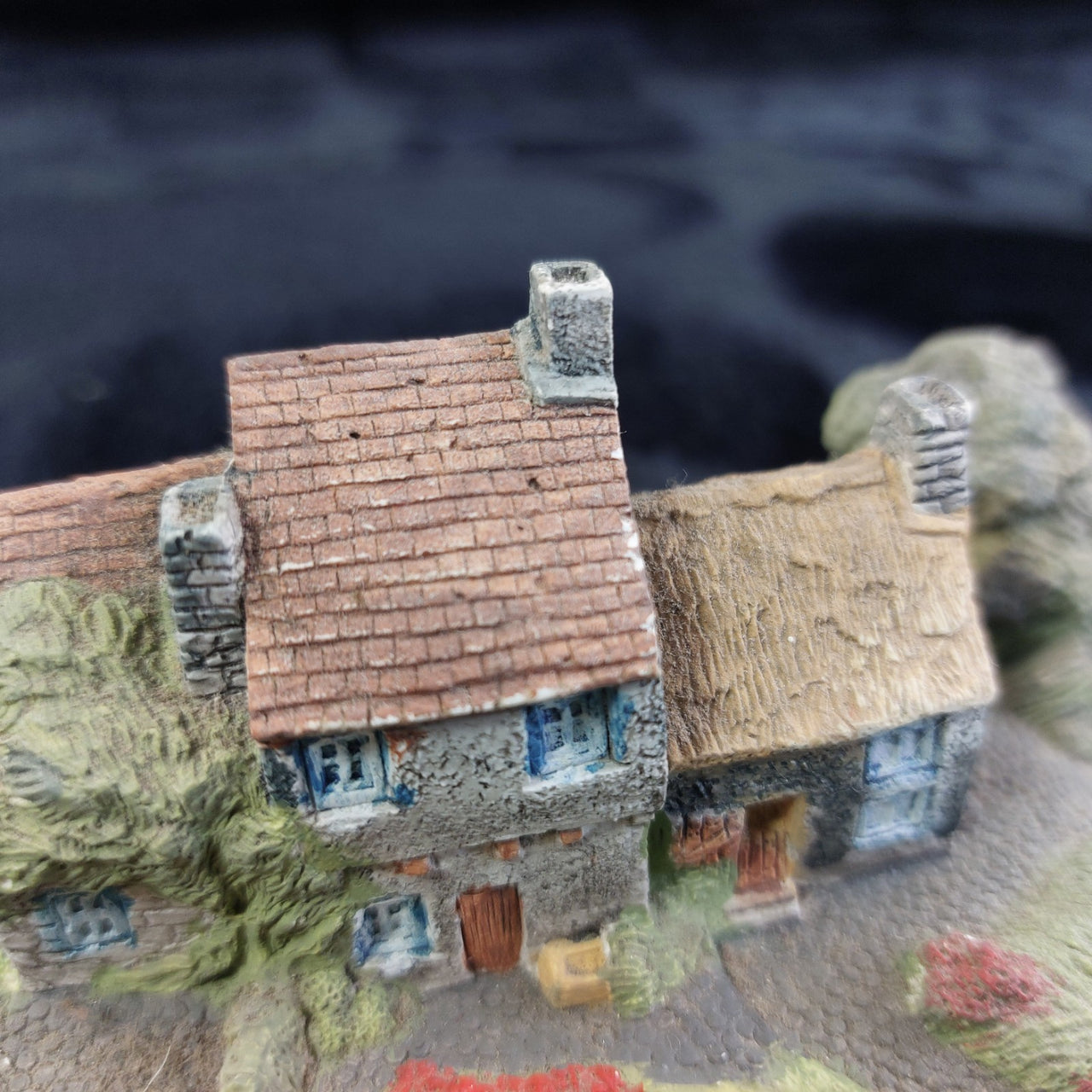 Lilliput Lane UK Cottage Set Acceptable Worn Lot 4 Croft Holme Dyke Sheep Garden4