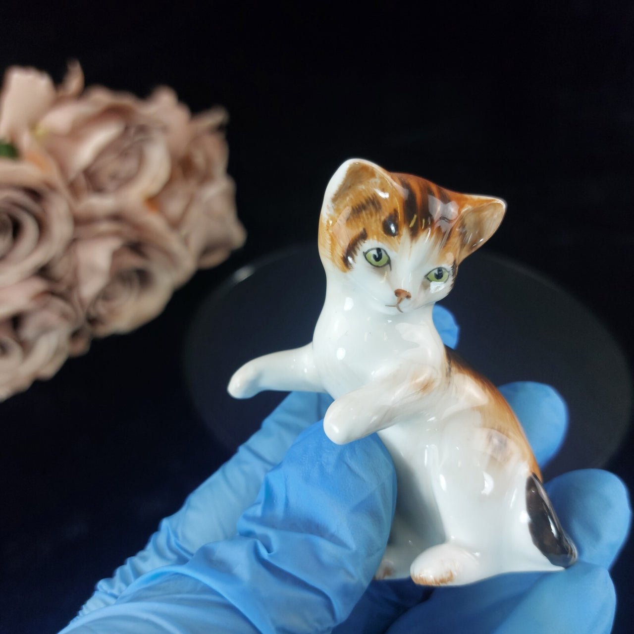 Royal Doulton Kitten Figurine Good Porcelain Cat HN2582 England Vintage Rare10