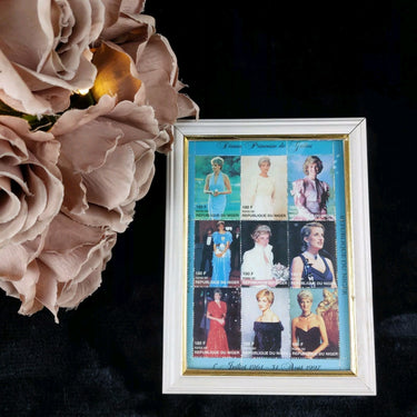 Princess Diana Niger Stamp Sheet 1997 Framed  Display 8