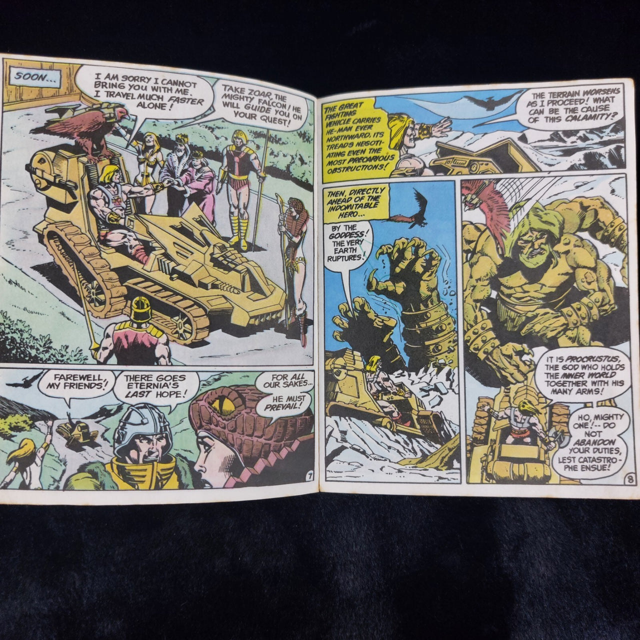 Masters of the Universe Comic #6 "The Magic Stealer" 1980s Vintage He-Man3