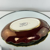 Thumbnail for Carlton Ware Rouge Royale Oval Dish Gilded Oriental Dish Gold Trim China Plate3