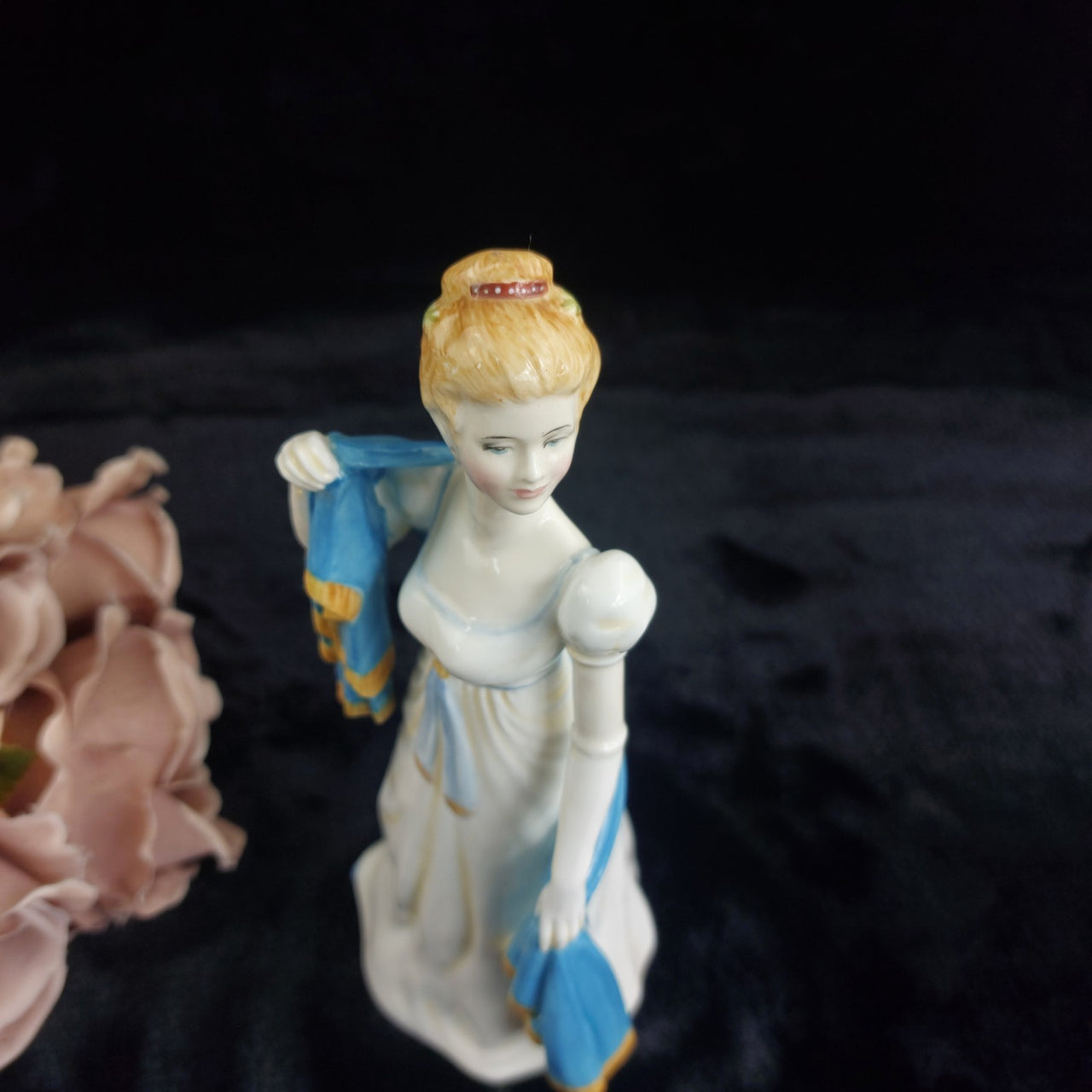Francesca Art porcelain  1978  Emma FigurineStaffordshire 8.5".3