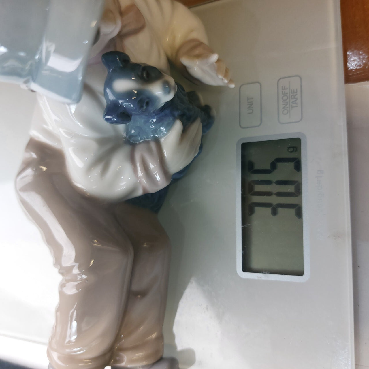 NAO by Figurine Lladro 6" Boy with Dog 1991 Spain Porcelain Collectible decor14