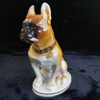 Thumbnail for LFZ USSR Bulldog Figurine Porcelain Dog 8.5