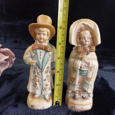 Antique German Bisque Figurines 6.5