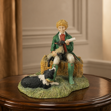 Border Fine Arts Spring Chores JH69A Scottish Country Resin Figurine Ornament .0
