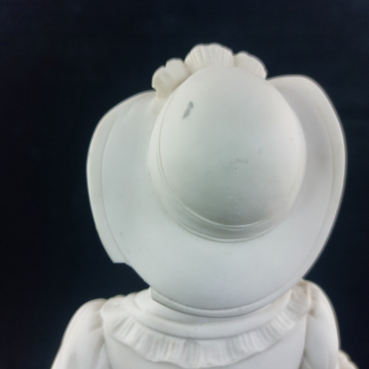Studio Bessi G. Lady Figurine Signed Resin, Country, hat damaged 17" Tall deco.11