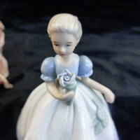 Thumbnail for SBL Regal House Girl Good Figurine Blue Dress Porcelain  Collectible 5