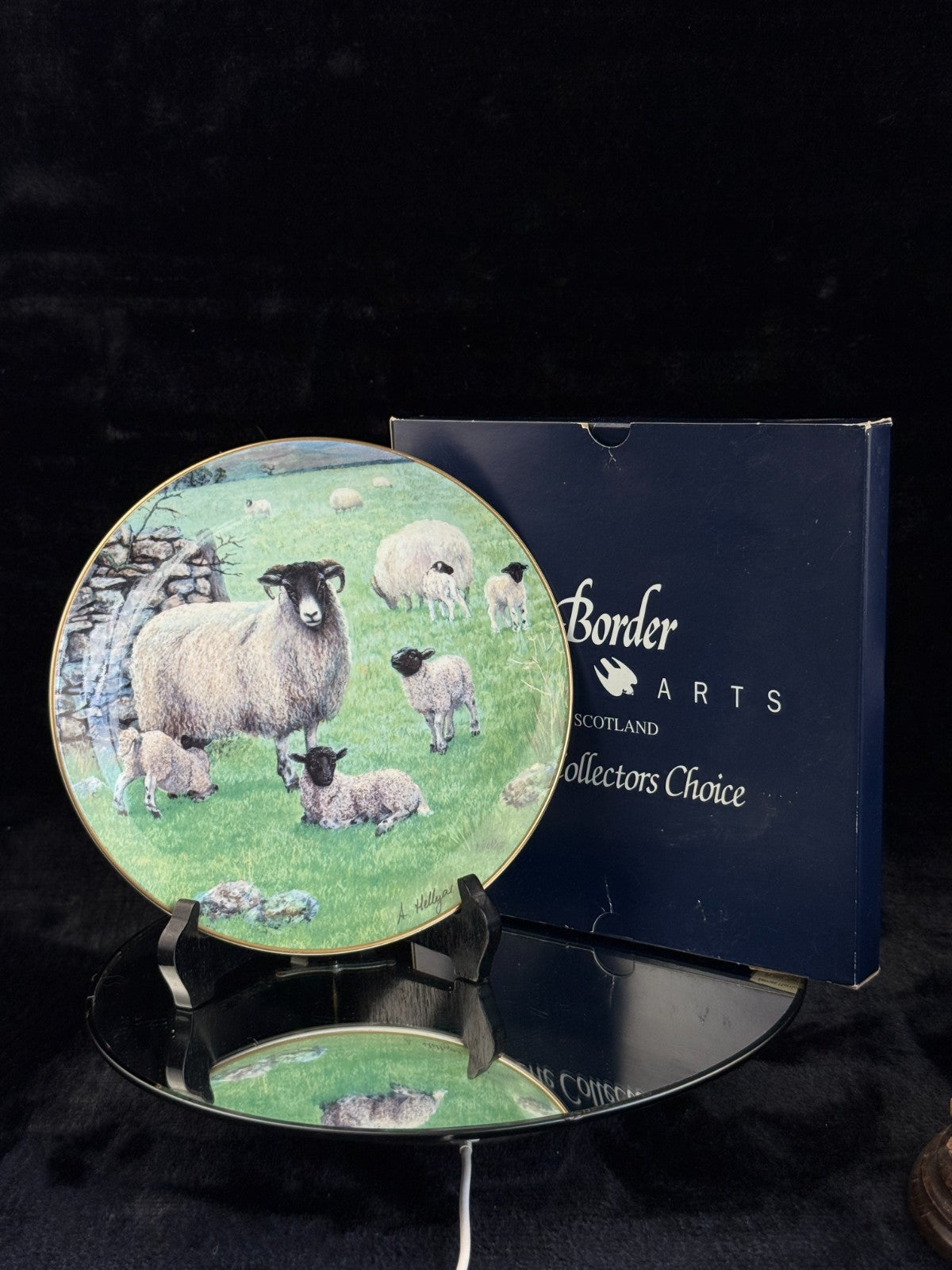 Border Fine Arts The "Spring Lambing" Collector's Plate James Herriot Series11