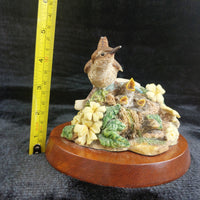 Thumbnail for Border Arts Fine 1978 A Wall Wren Bird Figurine Hand Made Scotland Limited 3