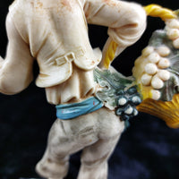 Thumbnail for Fontanini Depose Simonetti Boy Figurine with Grapes 1980's Made in Italy decor.7