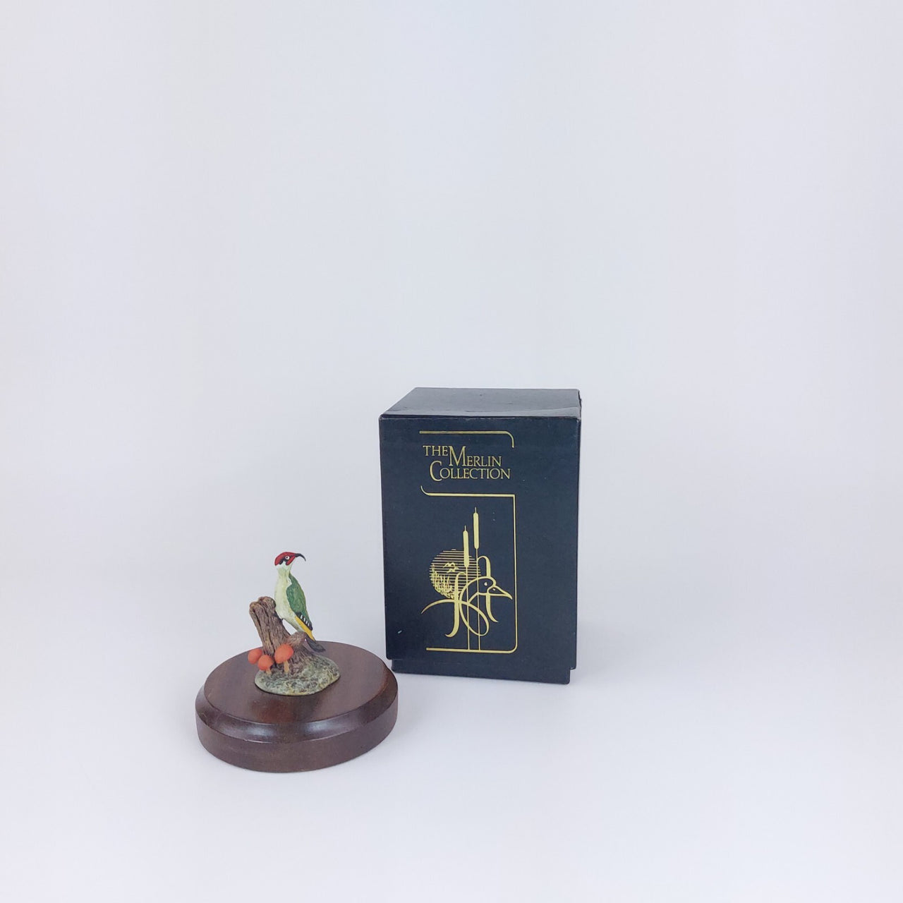 Rare The Merlin Collection Handcrafted Collectible Vintage Figurine Woodpecker4